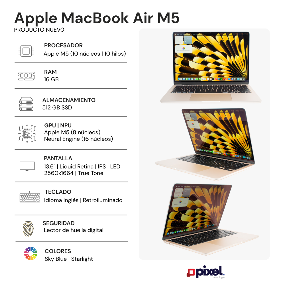 Laptop Apple Macbook Air M5