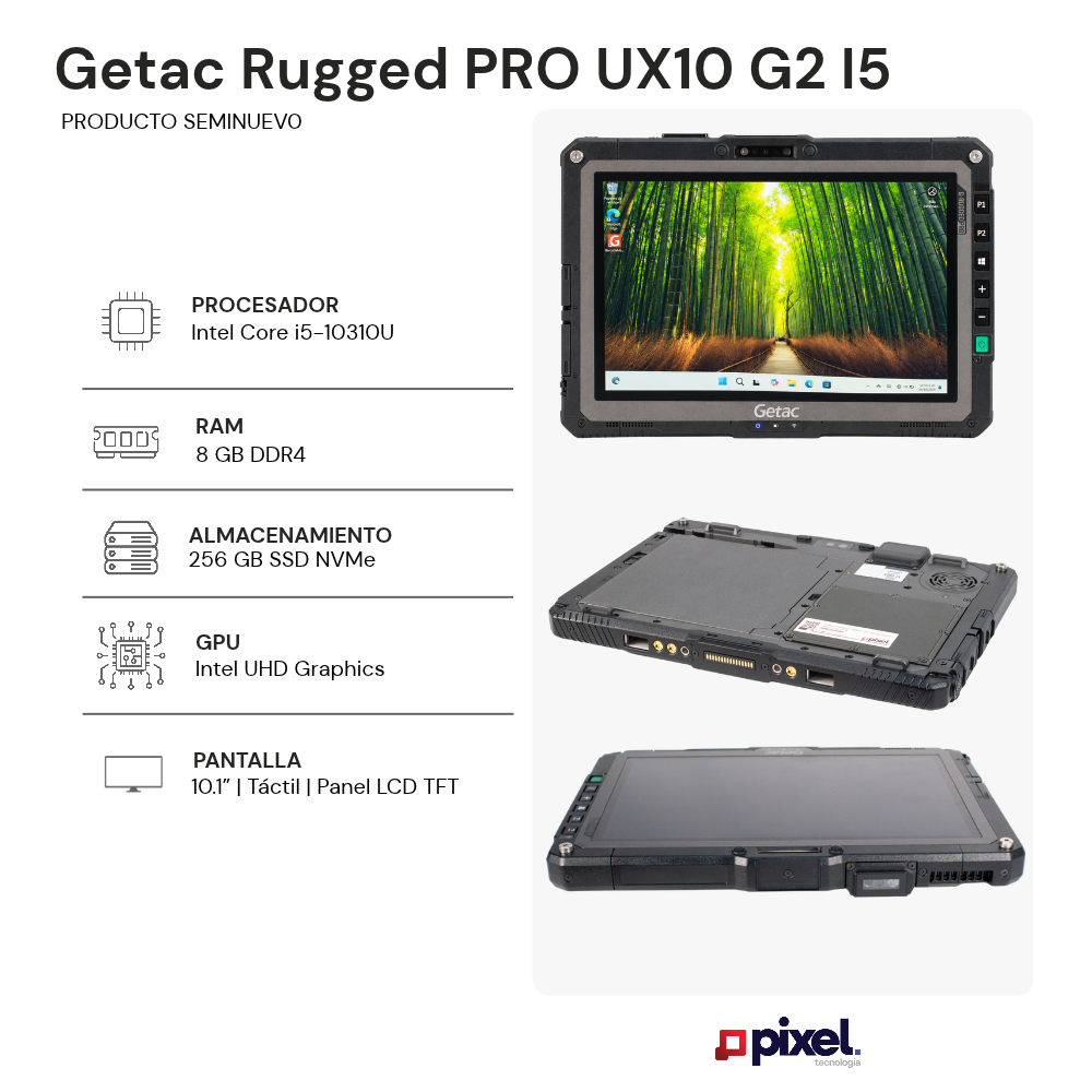 Tablet Getac Rugged PRO UX10 G2 I5