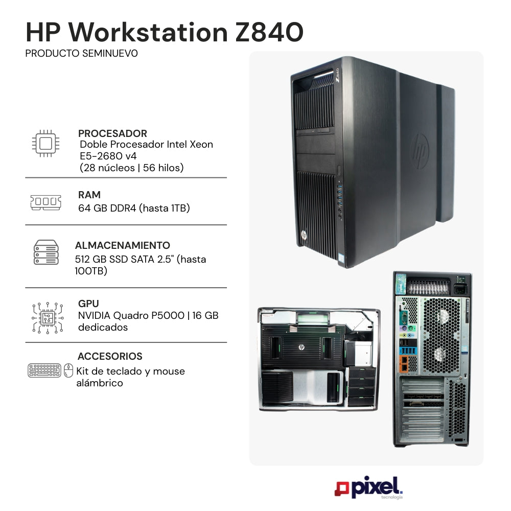 DESKTOP HP WORKSTATION Z840 IX