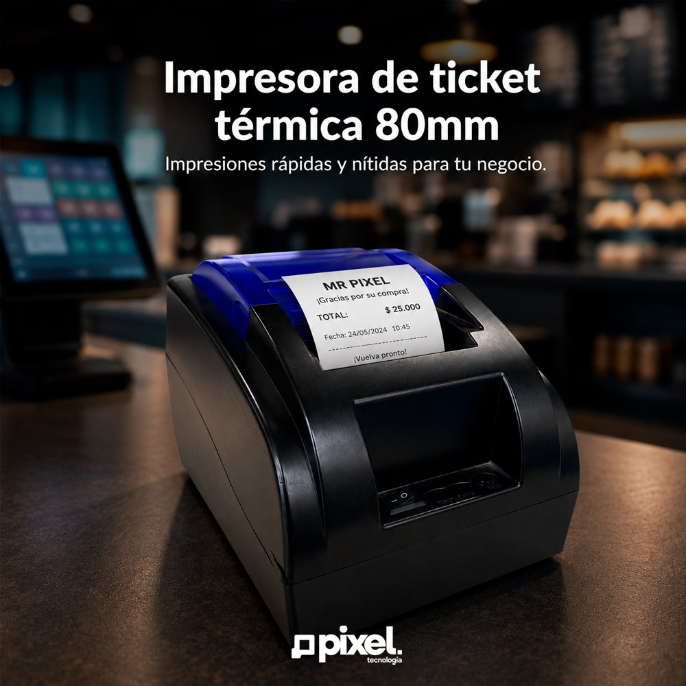 Impresora de ticket térmica 80mm