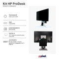 Kit Desktop Computadora Completa Prodesk Ultra compacto con Soporte posterior