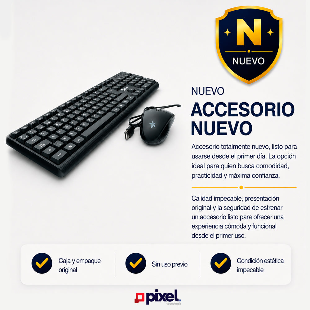 Kit teclado mouse alambrico
