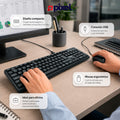Kit teclado mouse alambrico