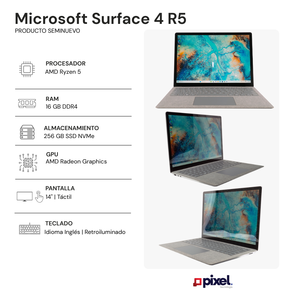 Laptop Microsoft Surface 4 R5