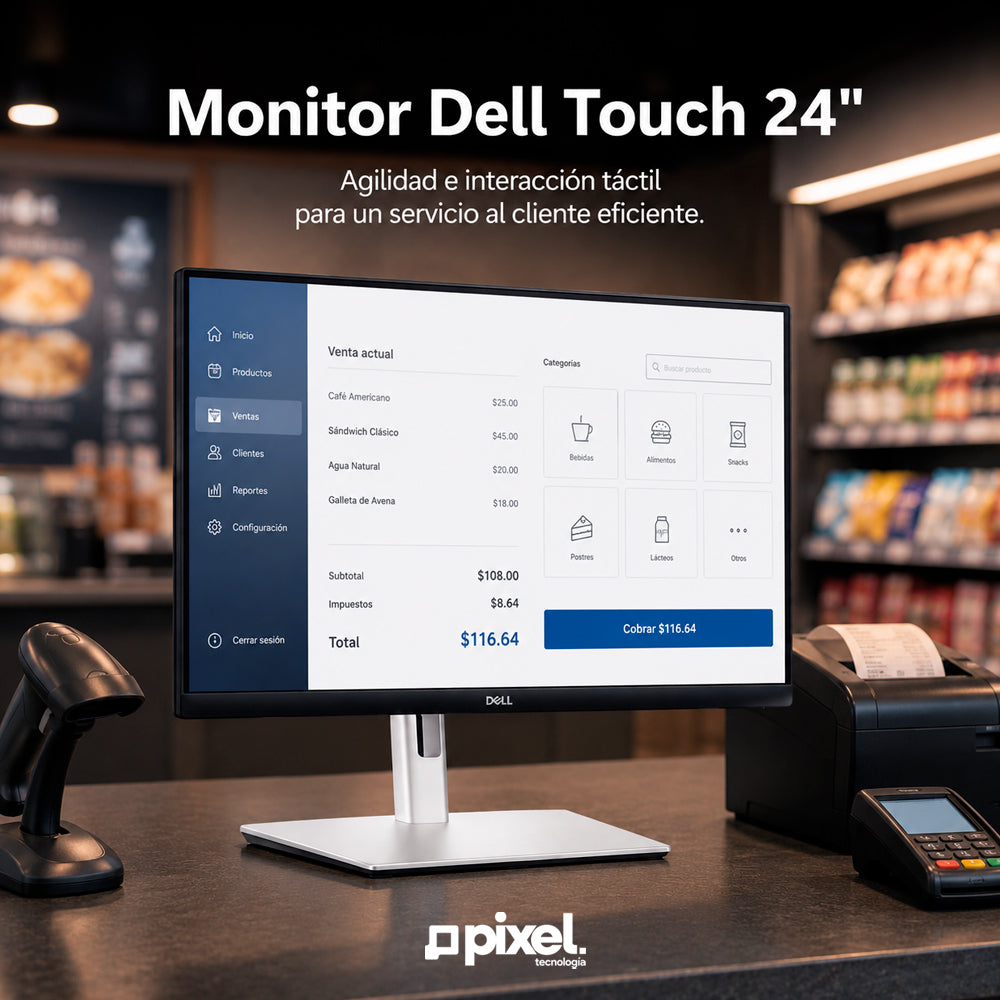 Monitor Dell Touch P2424HT 24"