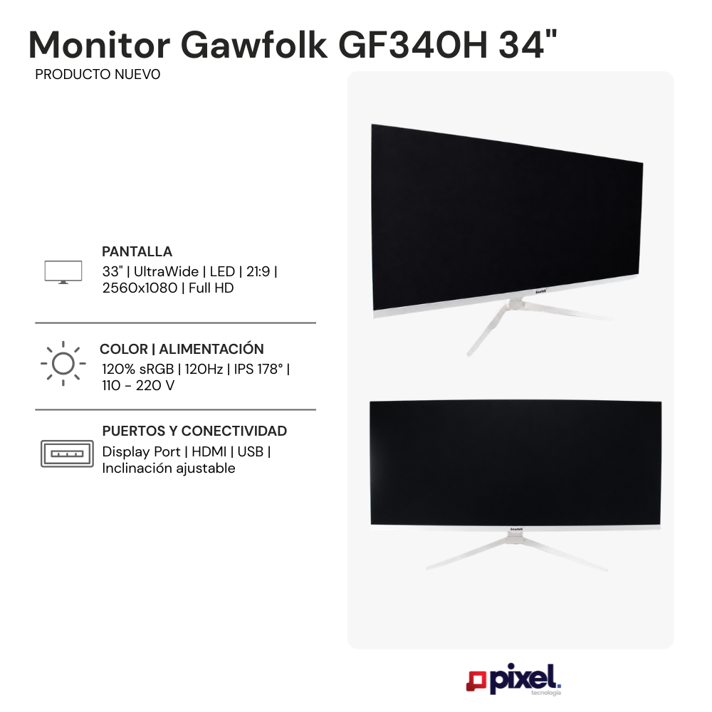 Monitor Gawfolk GF340H 34"