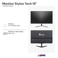 Monitor Stylos Tech 19"