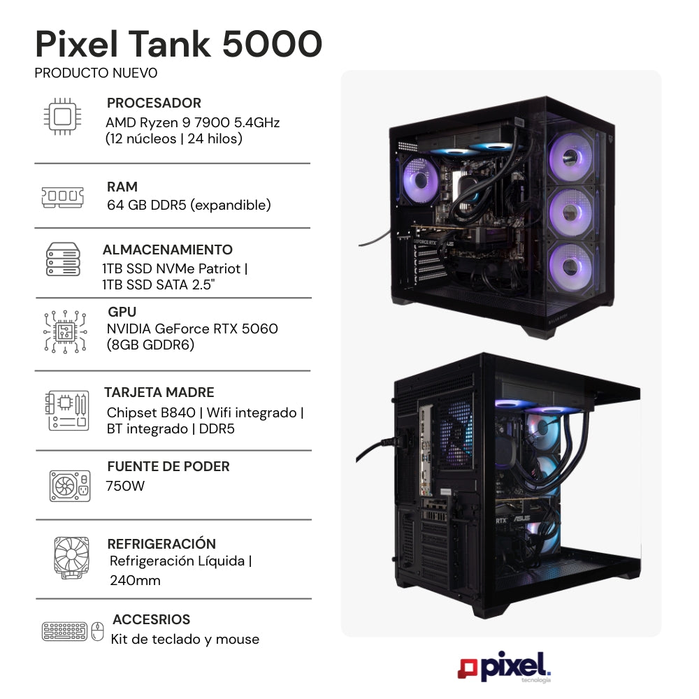 Desktop Pixel Tank 5000