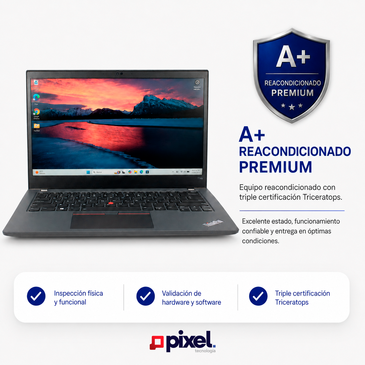 Laptop Lenovo Thinkpad Touch T14s G2 I5