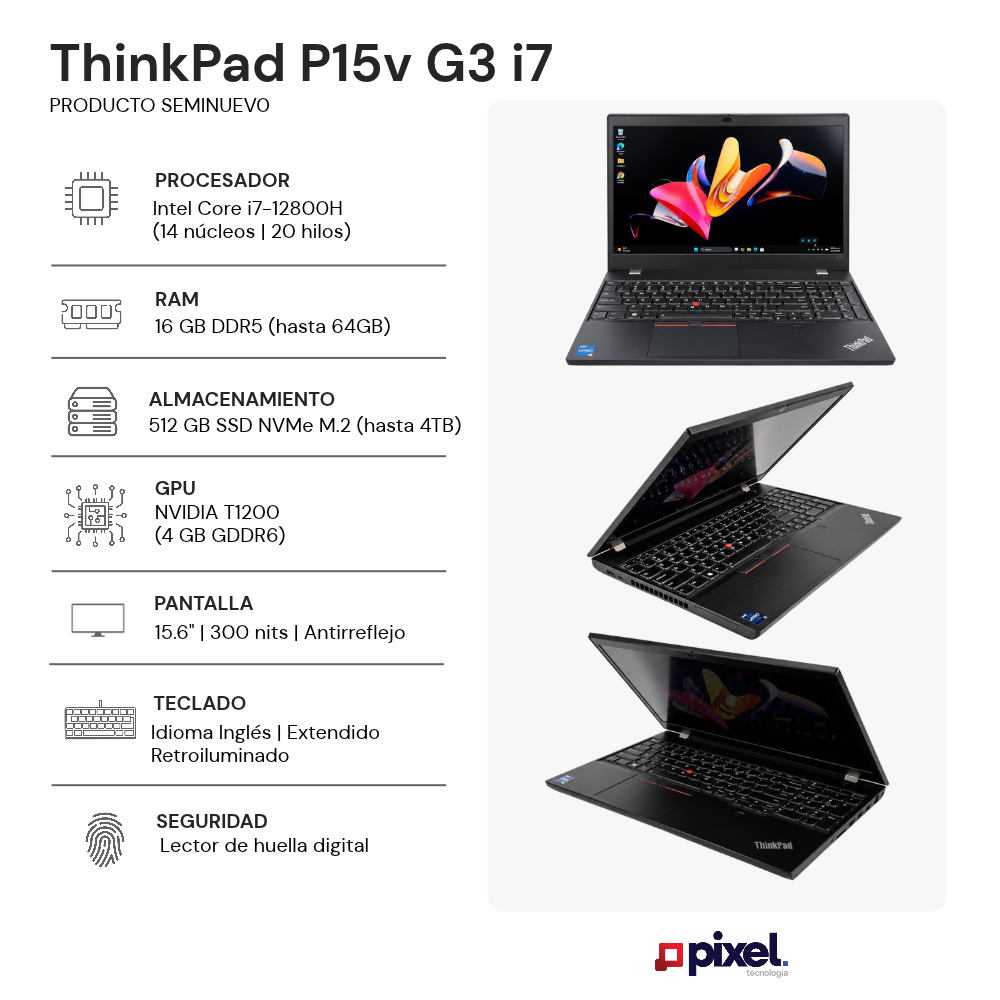 Laptop Lenovo Thinkpad P15V G3 I7