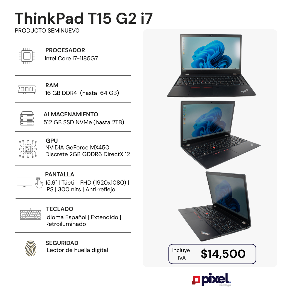 Laptop Lenovo Thinkpad T15 G2 I7