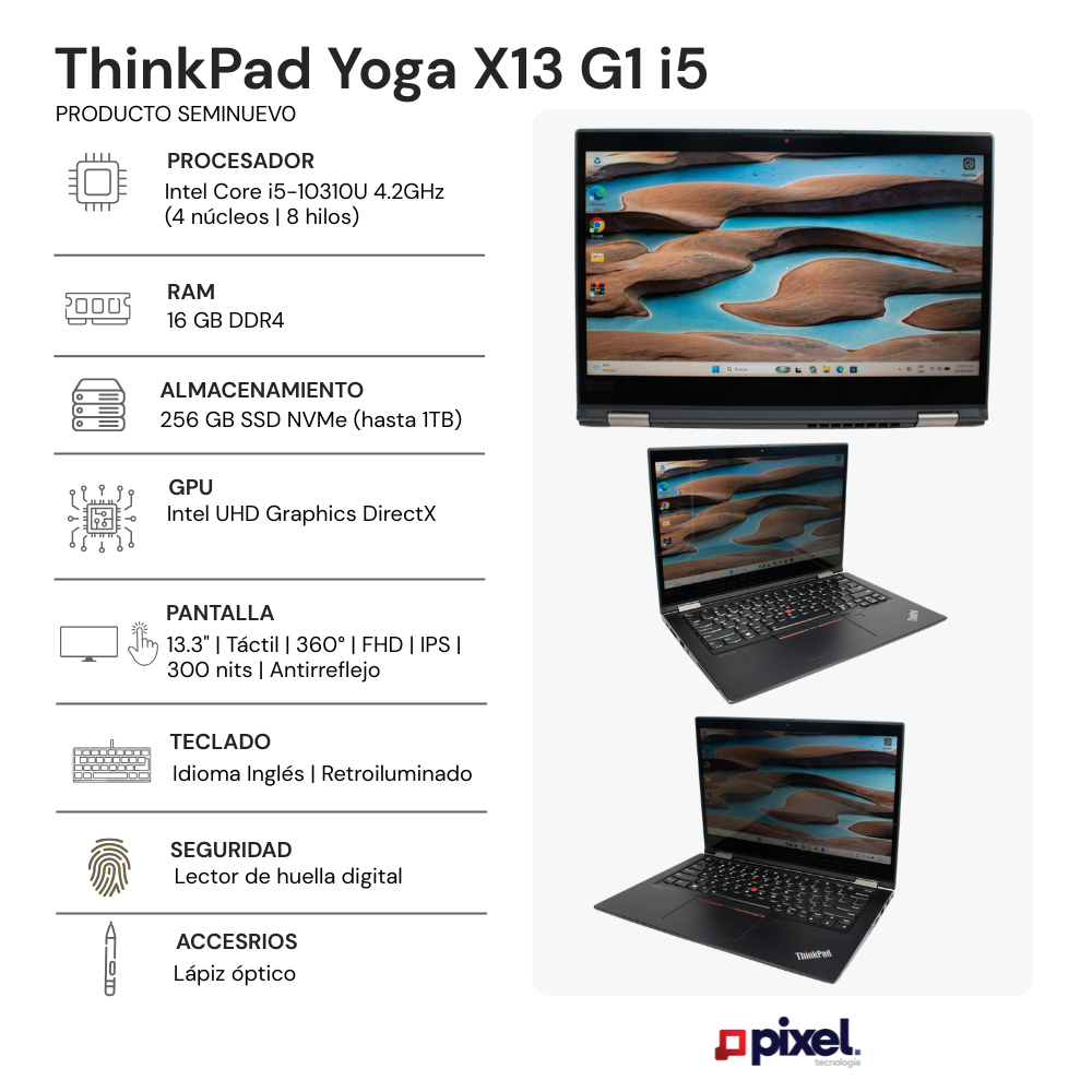 Laptop Lenovo ThinkPad Yoga X13 G1 I5